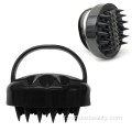 Brosse de shampooing de shampooing à cheveux du cuir de cuir du cuir de cheveux massage des cheveux en silicone